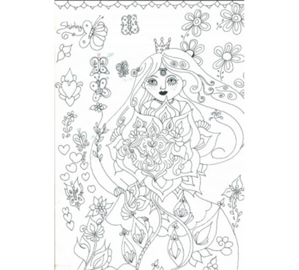Meisje met Bloemen