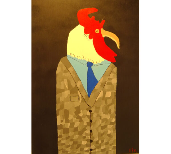 Le coq en jaquette