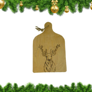 Plank met rendier