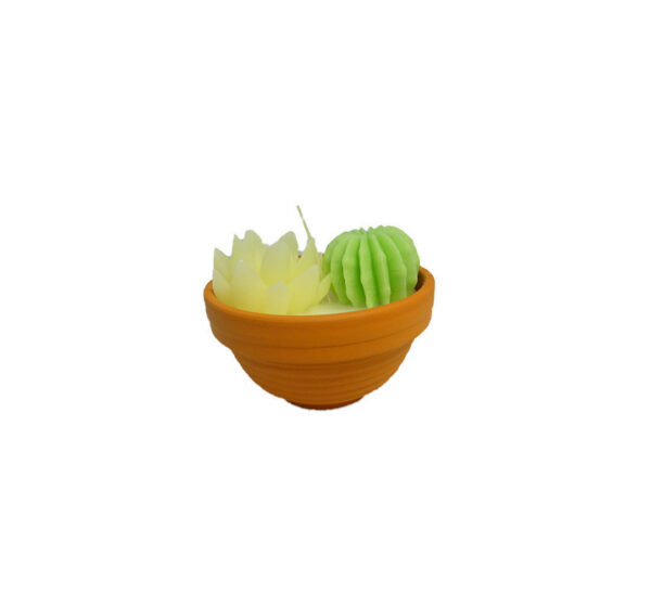 Vuurpot terracotta met waterlelie