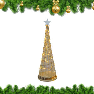 Kerstboom met lichtjes