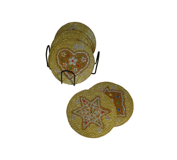 Onderzetters glinster (8 stuks)