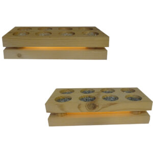 Decoratieplank gestapeld