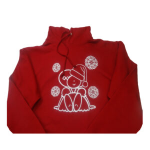 Hoodie rood met Zeeuwse opdruk